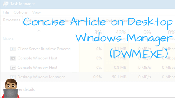 What The Hell Is DWM.exe And How To Stop It.