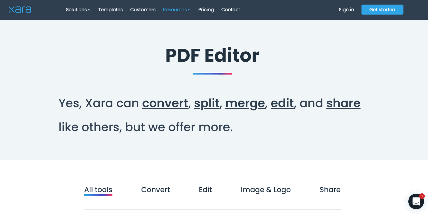 Xara PDF Editor