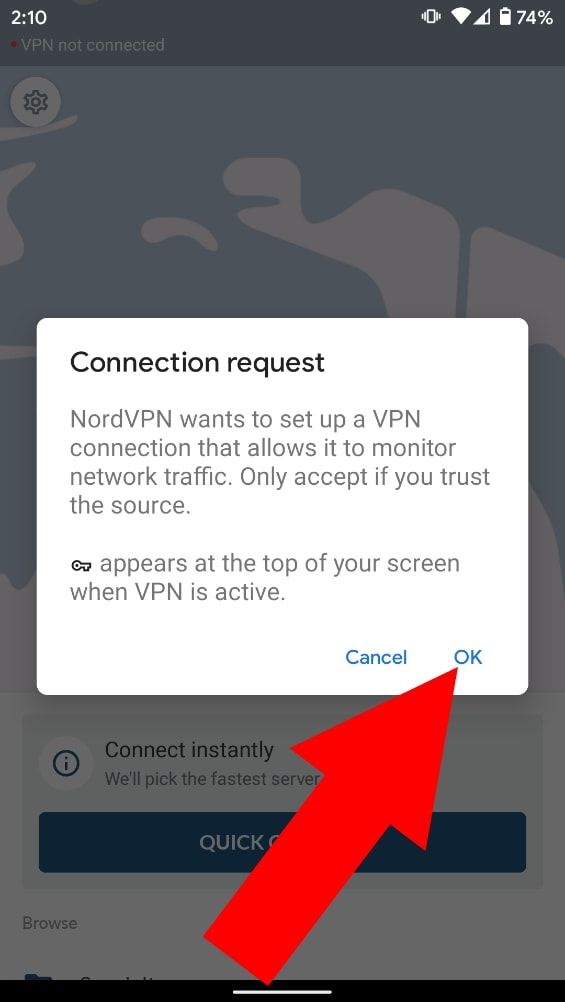 download nordvpn for android