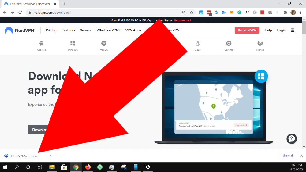 how to install nordvpn on windows