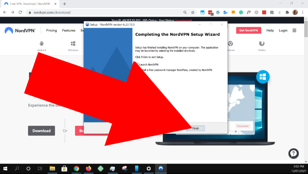 how to use nordvpn windows 10