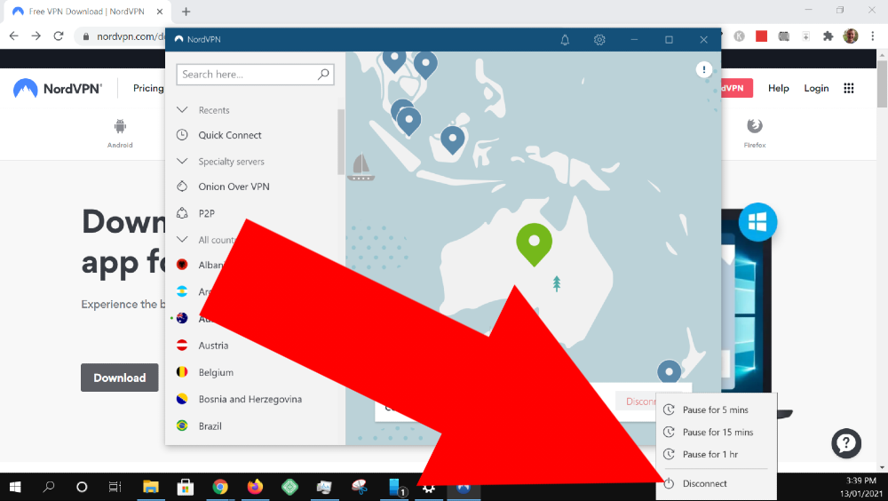 nordvpn download for pc