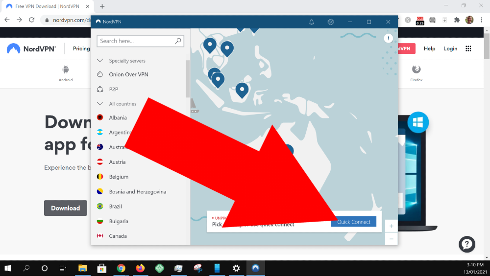 nordvpn download windows 10