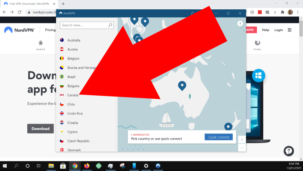 nordvpn for windows