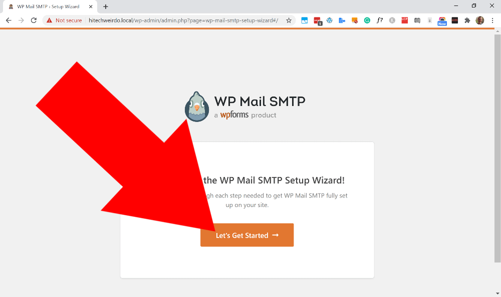 wordpress email settings