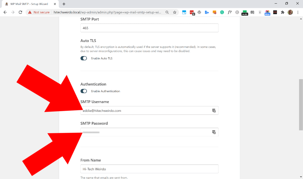 wordpress not sending email