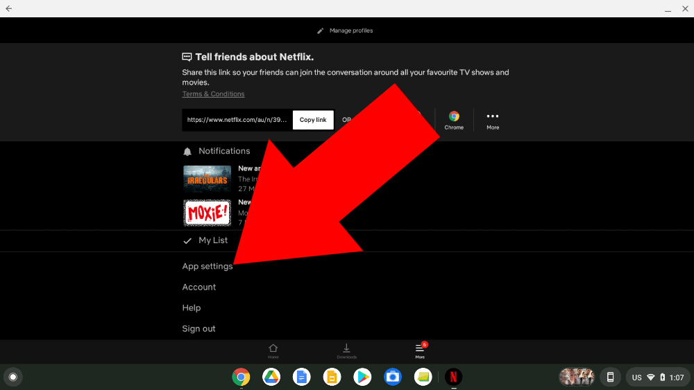 netflix download chromebook