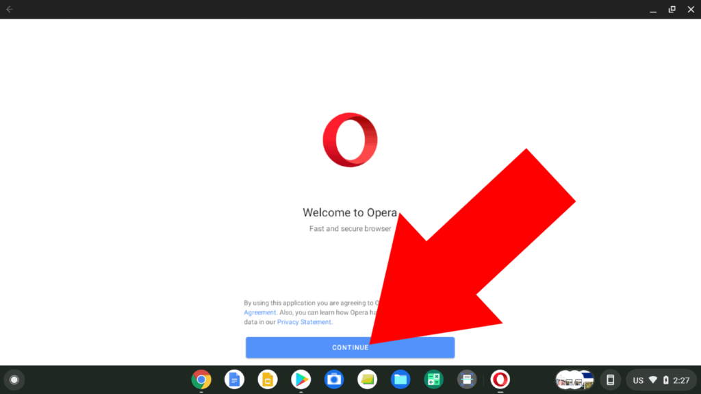 opera browser for chromebook