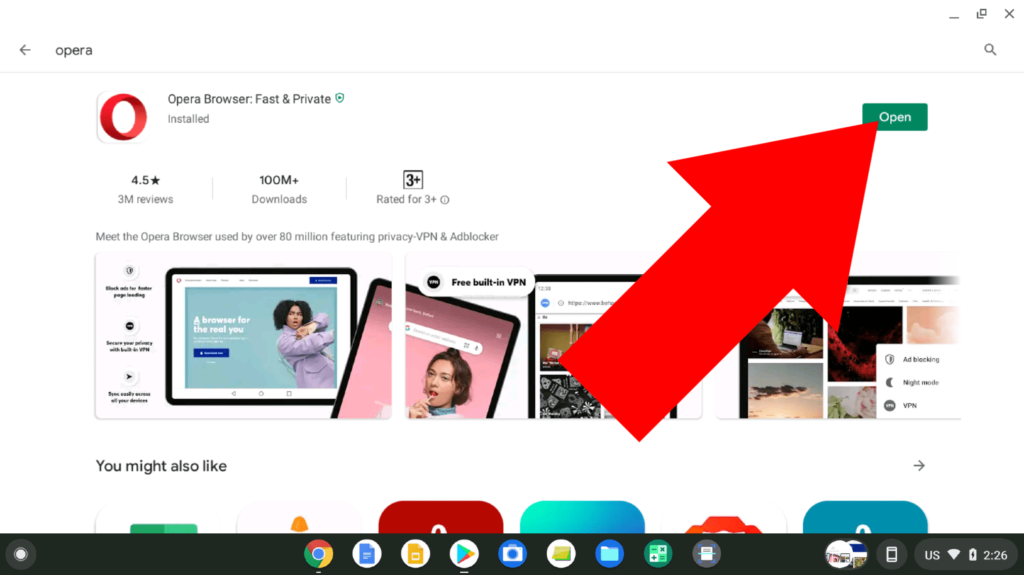 opera for chromebooks