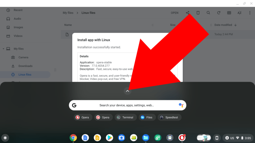 opera mini browser for chromebook