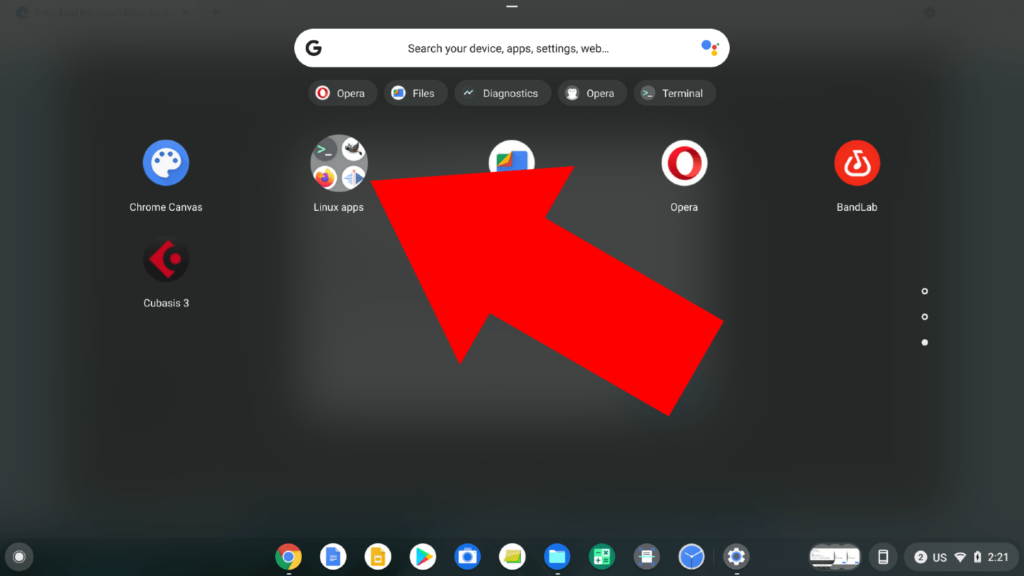 microsoft edge chrome os