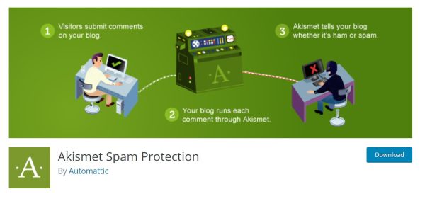 akismet spam protection plugin