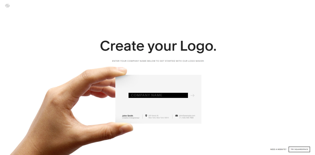 Squarespace Logo Maker website